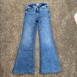 Good American high rise flair